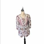 Absolutely Famous  Boho Floral Blouse Small Photo 5