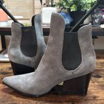 Kendall + Kylie  Gray suede heeled booties size 7 Photo 6