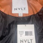 Leather Coat Orange Size M Photo 1