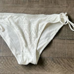 Dorina Women's White Crochet String‎ Bikini Bottoms Size Large Photo 0