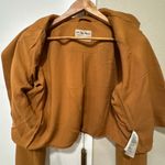 Free People  We The Free Block Party Crop Blazer Amber Large NWT Photo 10