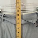 Ann Taylor  Casual High Waist Wide Leg Cropped Pants Waist Belt Size 8 Blue Photo 5