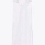 ZARA Dress Midi wedding bridal shower party coctail satin rhinestone Photo 7