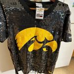 PINK - Victoria's Secret  Black and Gold Sequin Jersey Photo 0