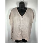 Michael Stars Los Angeles Gretna Relaxed Tee color cement size medium Photo 1