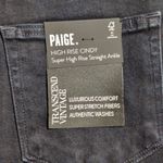 Paige NWT  Blue Moon Super High Rise Straight Ankle Cindy Denim Jeans Size 28 Photo 5