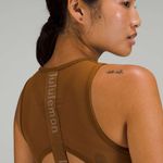 Lululemon NWT-EXPRESSO colorSPELL-OUT Mesh-Back Training Cropped Tank Top Photo 3