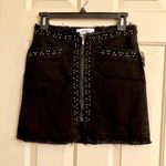 Pistola Revolve Sz 26 beaded zip denim skirt Photo 0