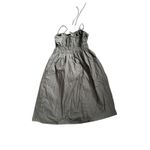 Quince  Black Organic Cotton Keyhole Midi Dress Spaghetti Straps Size Small NWT Photo 7