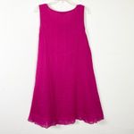 Allegra Masetti Firenze Fuchsia Pink Soft Linen Knee Length Summer Shift Dress S Photo 2