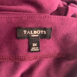 Talbots  Womens‎ Cowl Neck Tee Size 2X Oversized Relaxed Casual Knit Elegant Top Photo 4