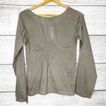 NWT Karma Highway Embroidered Sequin Embellished Boho Blouse Top Size Large Tan Photo 7