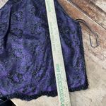 Rimini Y2K Sequined Lace Halter Top And Pants Formal Cocktail Suit Size 8 Purple Photo 6