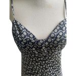 Free People Intimately Free On Our Radar Floral Satin Slip Dress Blue M Photo 3