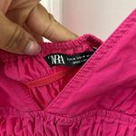 ZARA Voluminous Fuscia Pink Dress Photo 3