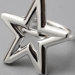 E.M. Star Ring 925 Silver 1802 Photo 0