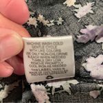 Hippie Rose  Floral Black Orange Purple Button Down  Top size XS NWT Photo 7