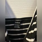 SheIn Women's Maternity Dress Striped Short Sleeve Ruched Bodycon Photo 6