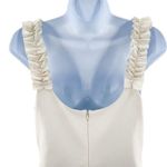 Revolve Likely Elana Sleeveless Ruffle Strap White Fitted Sheath Mini Dress Photo 7