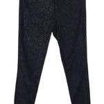 Kut From The Kloth Black Snakeskin Print Ankle Jeans Size 8 Black Skinny Jeans Photo 0