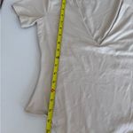 House of Harlow 1960 Beige size Large Bodysuit Shape wear Top Shirt V Photo 5