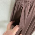 Aerie Brown Cotton Jogger Bottom Track Jumpsuit Sz.M Photo 6