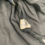 American Eagle  Outfitters Black & Blue Embroidered Boho Top XS Photo 2