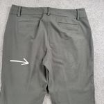 Talbots  Womens Pants 12 Army Green Stright Leg Pocket Stretch Casual Office Work Photo 6