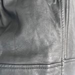 Vera Wang Simply Vera Black Sleeveless Faux Leather Full Zip Vest Size Medium Photo 10