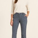 Michael Kors Straight Leg Pants Nautical Chain Print Size 8 Photo 0