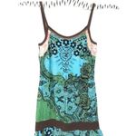 new skinny minnie 𑁍 Mixed Floral Print Mini Sun Dress 𑁍 Blue + Black 𑁍 Large Photo 12