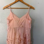 Lulus Blush Pink Floral Midi Dress Photo 8