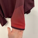 Under Armour UA Fitted ColdGear Reactor Graphic 1/2 Zip Sweatshirt Burgundy Red Photo 7