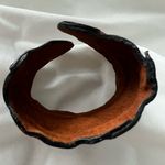 Leather studded cuff bracelet multi colored Red Photo 4