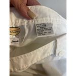 Talbots Women’s Pants Side Zip capri stretch White Size 16 Photo 4