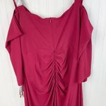 R & M Richards NEW Cold Shoulder Rhinestone Long Formal Dress 5659 Merlot Size 20W Photo 8