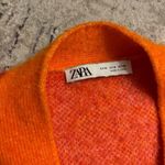 ZARA  Geometric Print Oversized Cardigan Sweater Photo 2