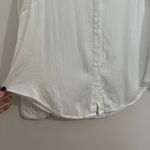 Ba&sh  White Button Down Lady Shirt Classic Workwear Career Top Size Large Photo 6