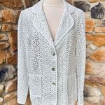 Susan Graver Eyelet Blazer Jacket Photo 4