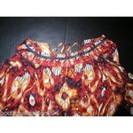 Tory Burch NWT $395 New Designer Womens 0 Silk Dress Rust Red Black Orange Gold Photo 5