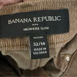 Banana Republic  Petite Corduroy Pants High-Rise Pumpkin Spice 32/14 Photo 3