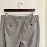 Banana Republic  Womens Pants Slacks Gray Crosshatch Logan Fit Career Size 14 Photo 3