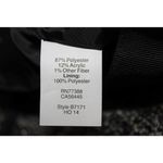 J.Crew Women's  B7171 Black Silver White Gray Metallic Tweed Pencil Skirt Size 6 Photo 3