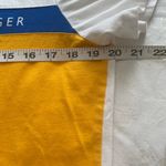 Tommy Hilfiger  Color Block Short Sleeve Logo T-Shirt White Blue Yellow L Photo 4
