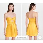 Cinq à Sept Beck Silk Cutout Mini Dress Dandelion Womens Size 8 Photo 1