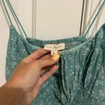 LA Hearts Floral Green Smocked Women's Top Photo 1