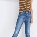 Madewell The High-Rise Slim Boyjean in Dover Wash: Raw-Hemmed Edition Photo 0