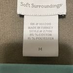 Soft Surroundings Soft Surrounding Snap Button Cowl Neck Sweater Size‎ Medium Photo 4