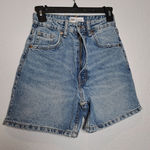 ZARA  Classic Blue Denim Shorts Photo 0