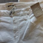 Madewell curvy kick out crop jean pure white no696 women size 30 Photo 5